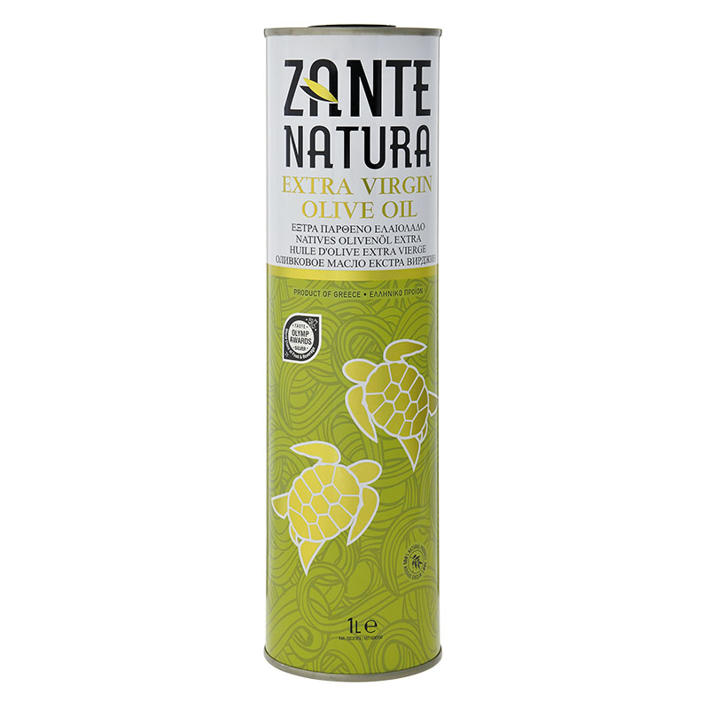 Zante Natura EVOO 1L Can container 7Islands