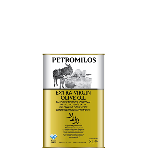 Petromilos EVOO 3L Can container 7Islands
