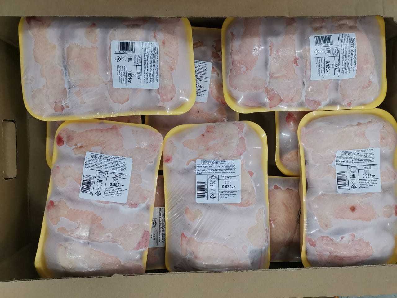 Broiler chicken stew set (tray) Седьмой Легион Каталог мясных брендов.