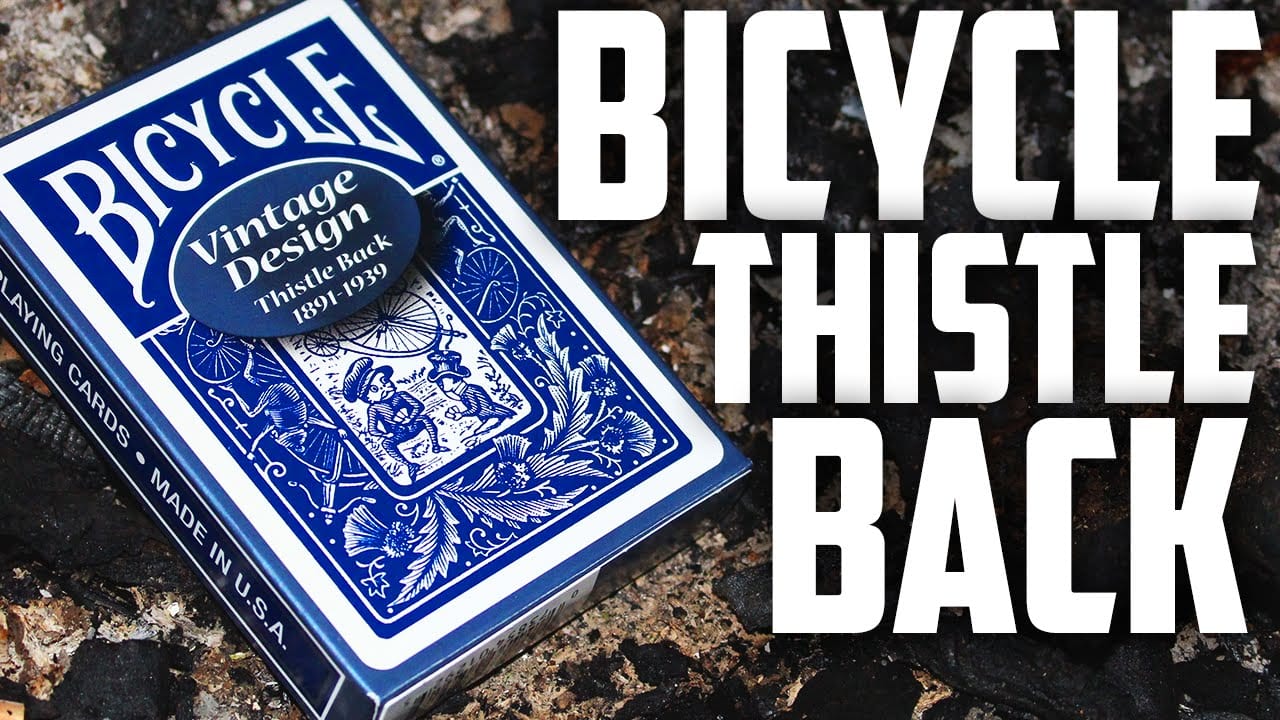 Bicycle Playing Cards Vintage 1891 to 1939 Thistle Back 7 Magic Inc