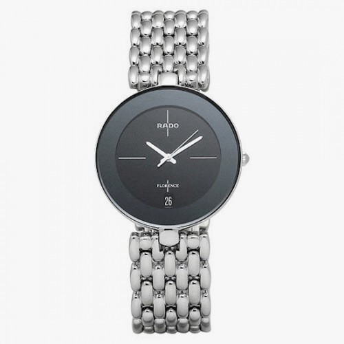 Rado florence mens wrist watch in black dial with date 7Star Watches