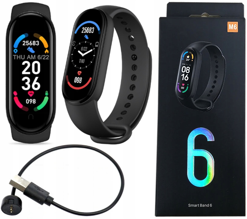 M6 Smart Watch Fitness Health Tracker