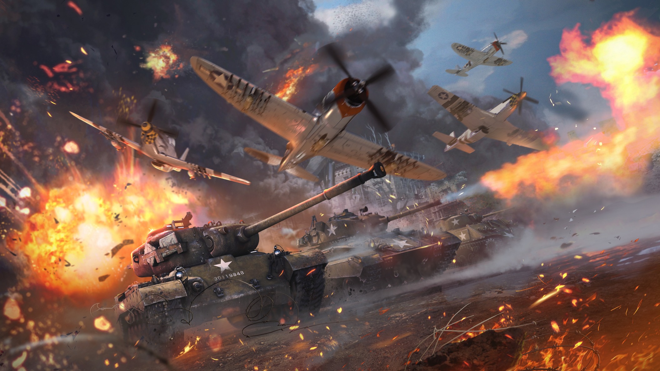 War Thunder (2112x1188) Обои Игры