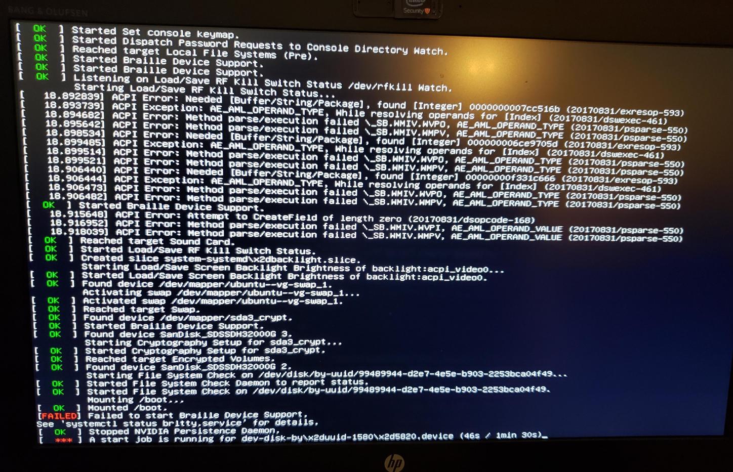Recovering from a botched attempt at a side by side encrypted