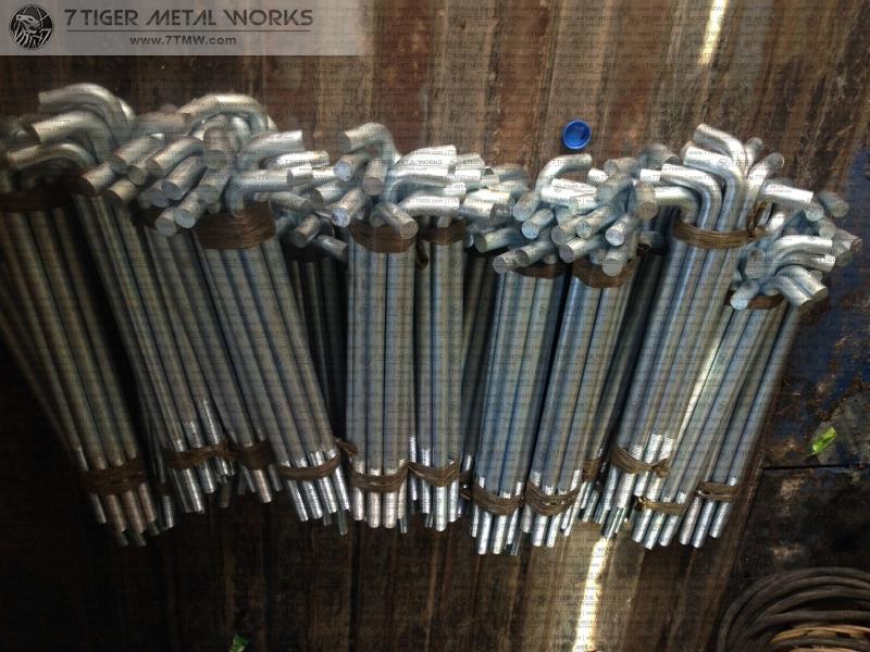 A325 Galvanized Iron Anchor Bolt 200 sets
