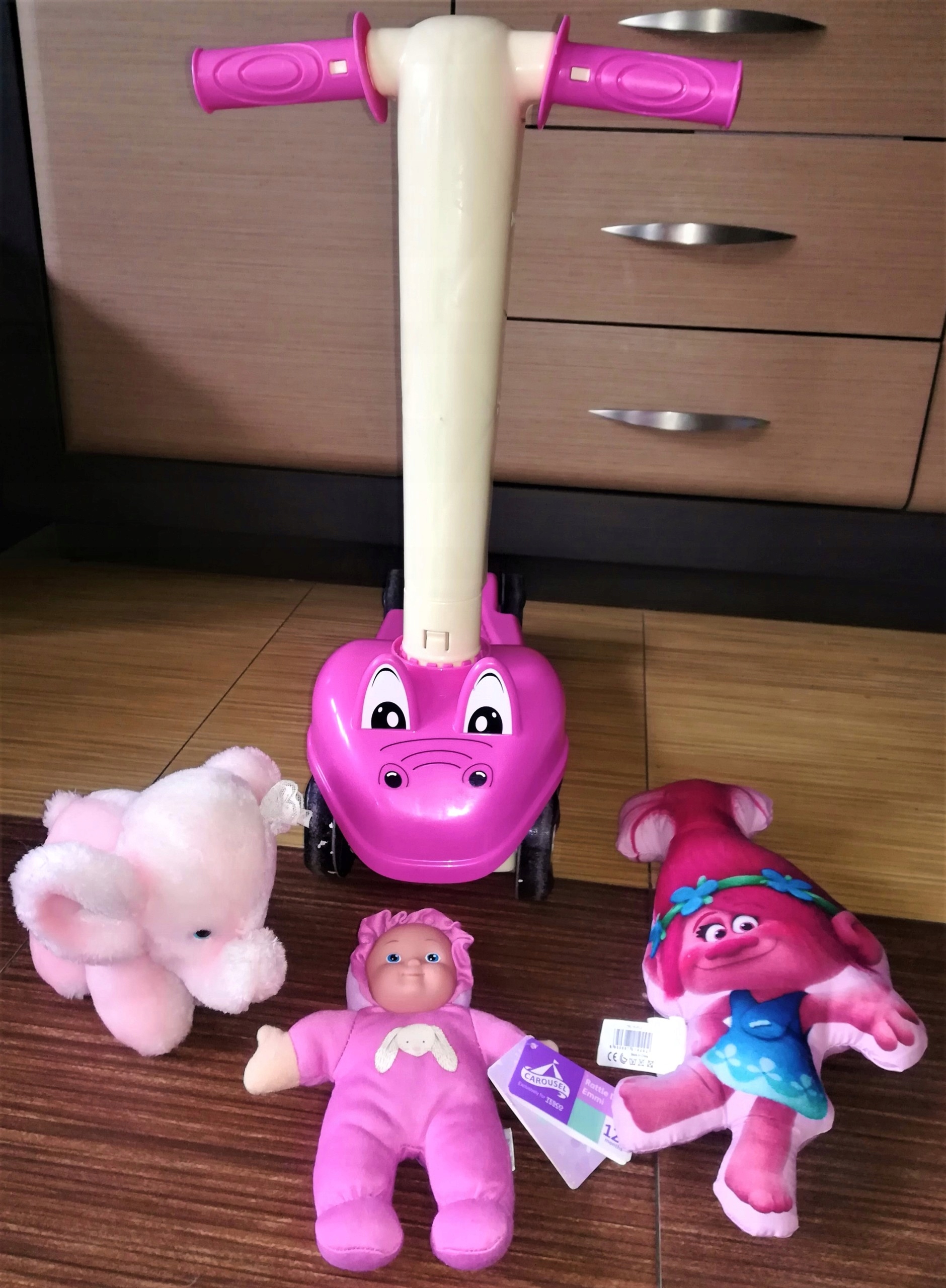 ZESTAW ZABAWEK DLA DZIEWCZYNKI! HULAJNOGA +ZABAWKI 7501299414