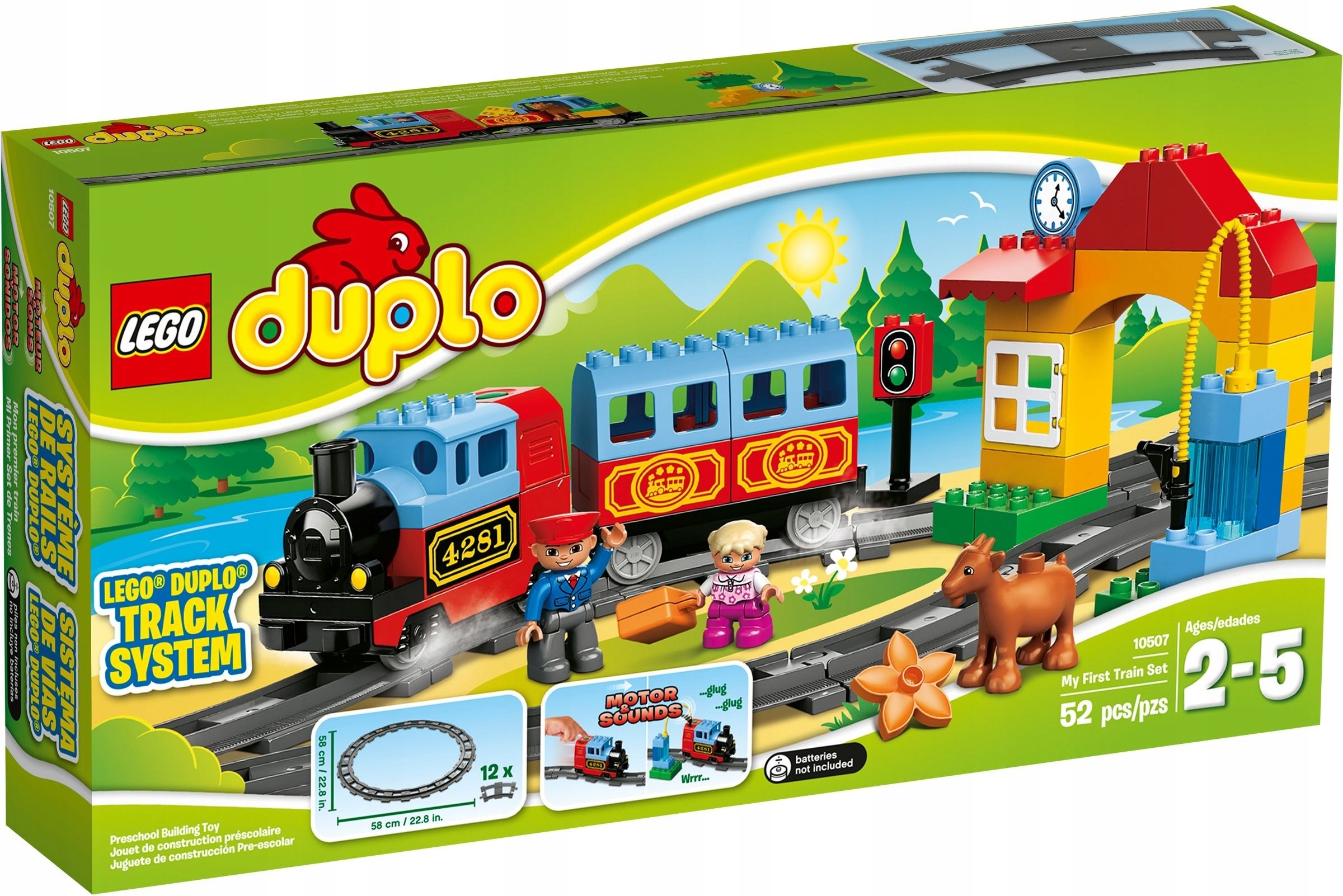 KLOCKI LEGO DUPLO 10507 MÓJ PIERWSZY POCIĄG 7638269605