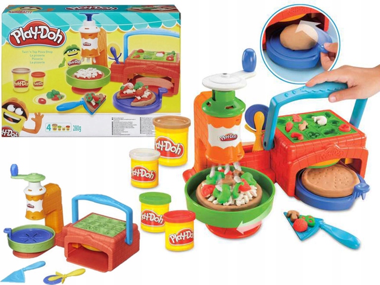 PLAYDOH CIASTOLINA ZESTAW PIZZERIA PIZZA B7418