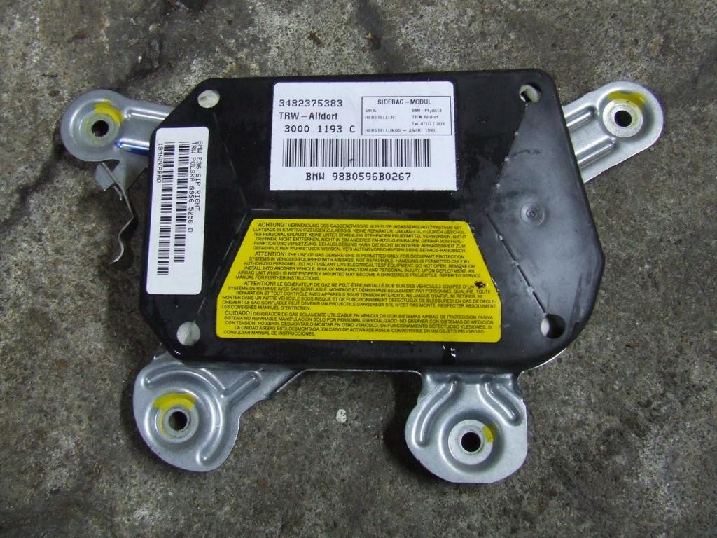 PODUSZKA POWIETRZNA BOCZKA PRAWA AIRBAG BMW E36 5474031237