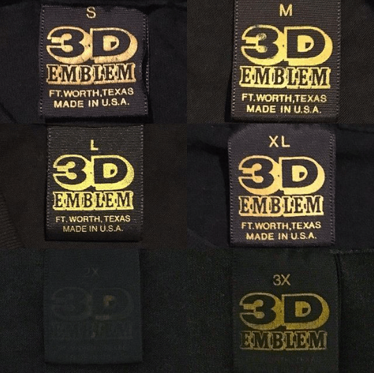 ประวัติป้าย3D Emblem เสื้อยืดผ้าบาง 80vinTage