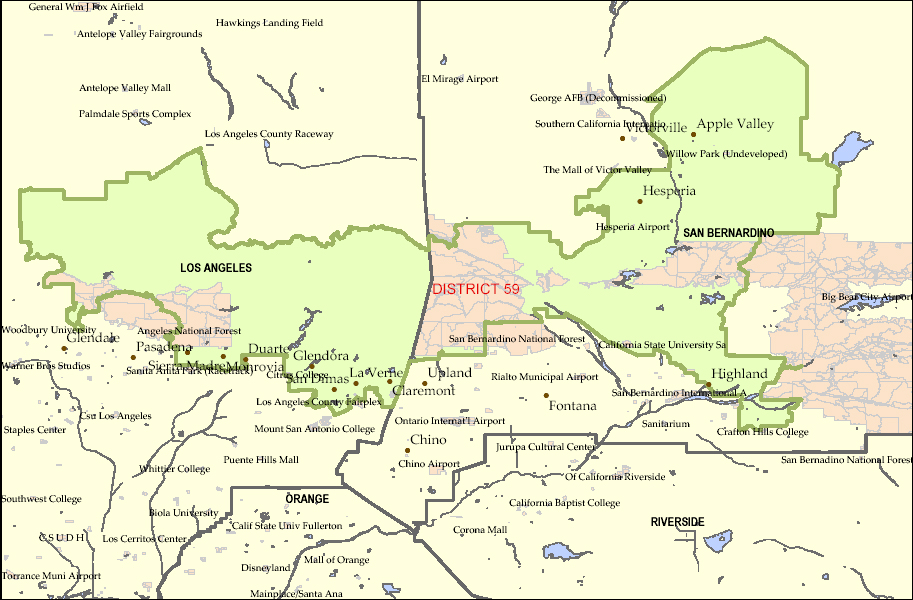 District 59 Details California State Assembly