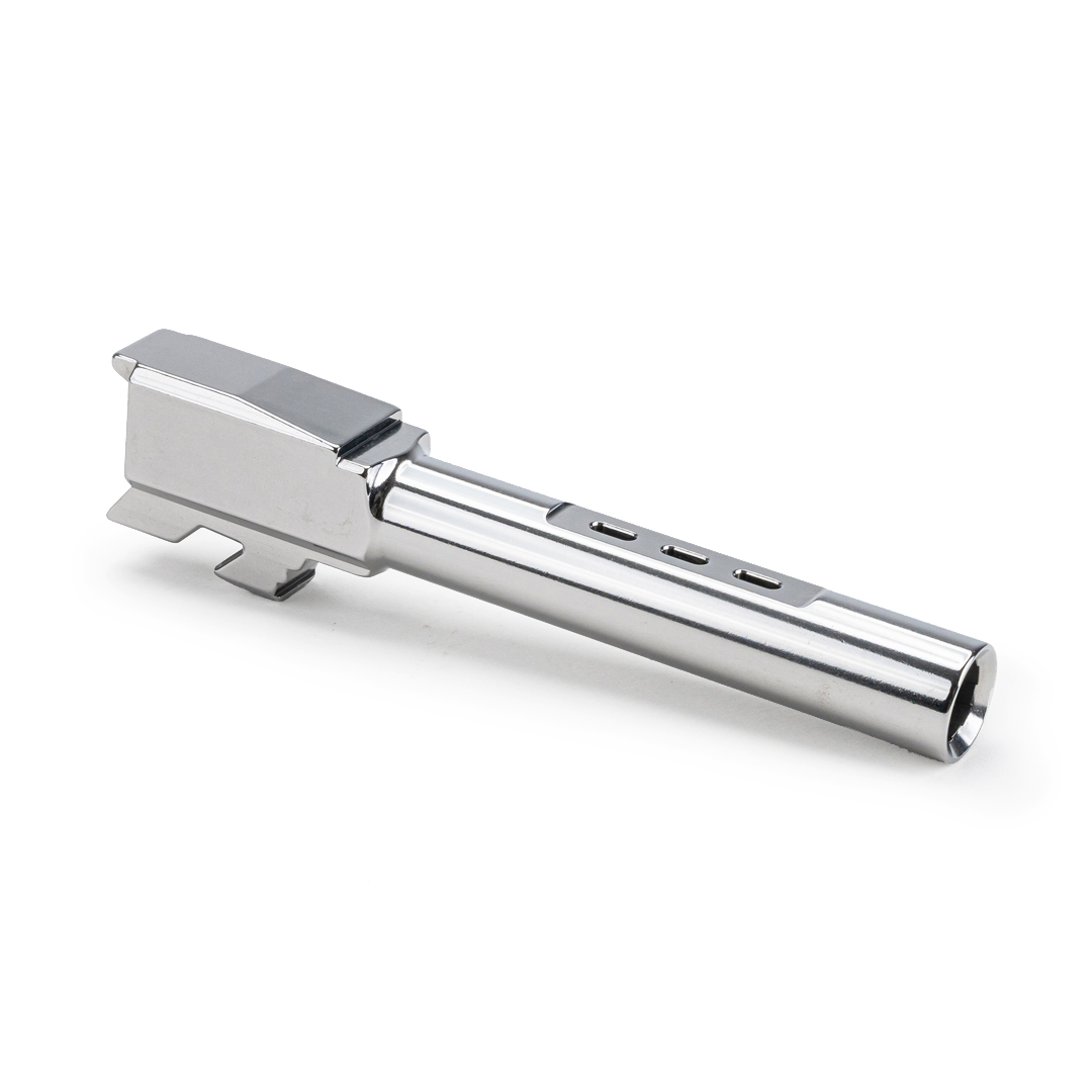 BARREL PORTED for Glock 48 – Stainless – 80P Builder