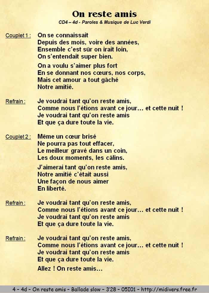 MIDIVERS Chansons inédites