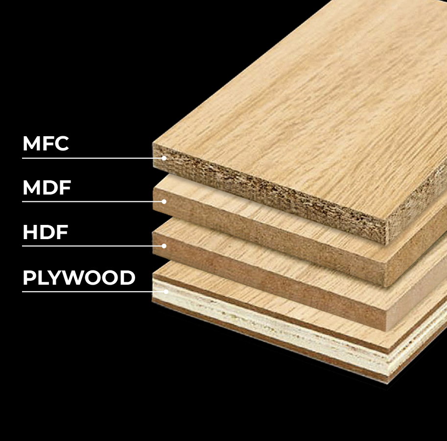 Gỗ MFC và MDF khác nhau chỗ nào và ứng dụng của chúng; Loại nào phù hợp