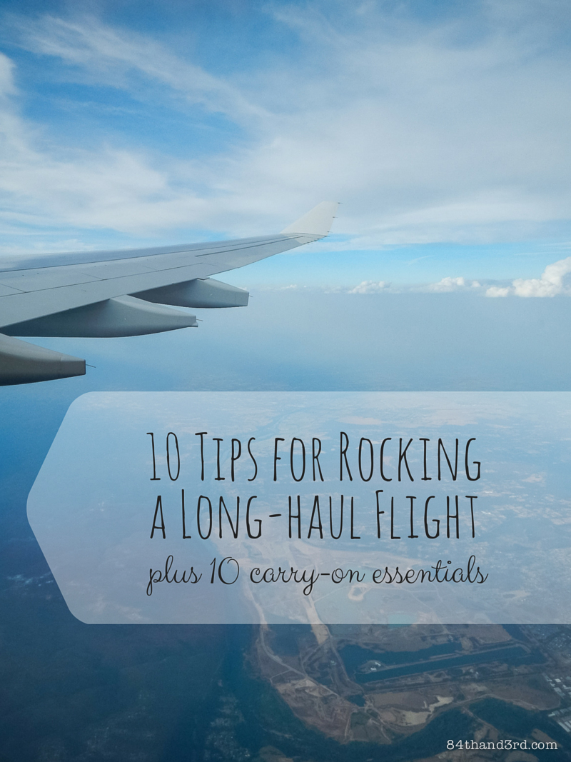 Travel Tips for Long Flights 84th&3rd