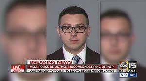 Mesa Officer Philip Brailsford charged with murder after January 18, 2016 shooting.