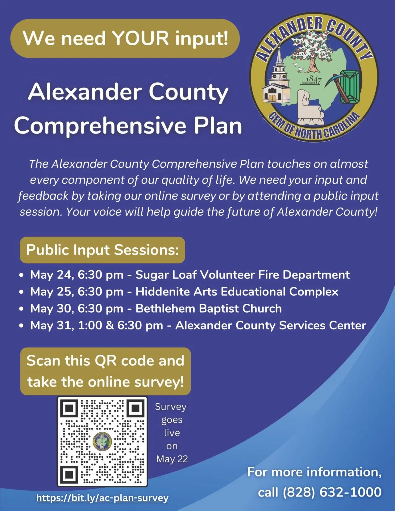 Input For Alexander County Comprehensive Plan Is Being Sought