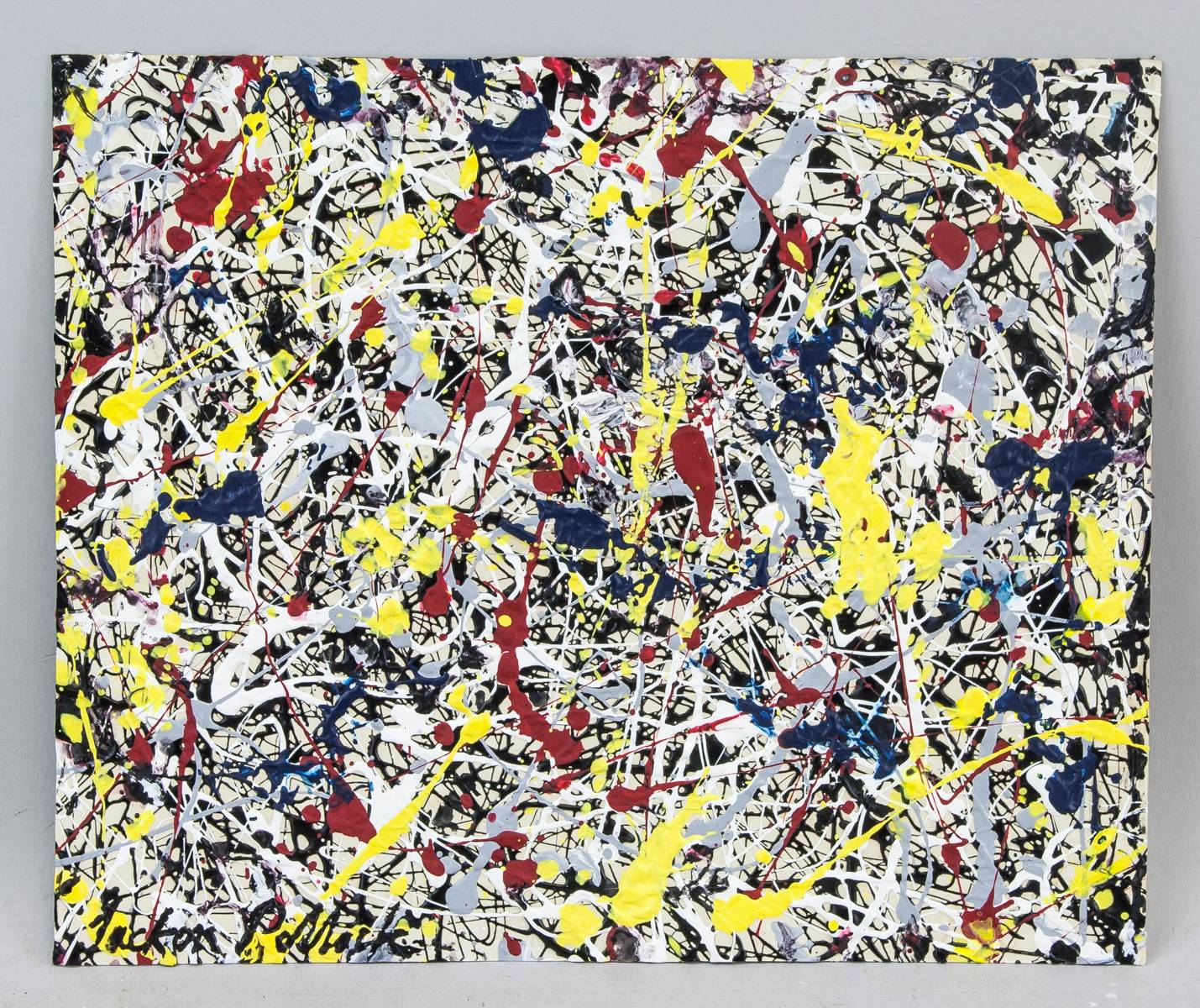Attr. Jackson Pollock Abstract Mixed for Auction at on Mar 28, 2019
