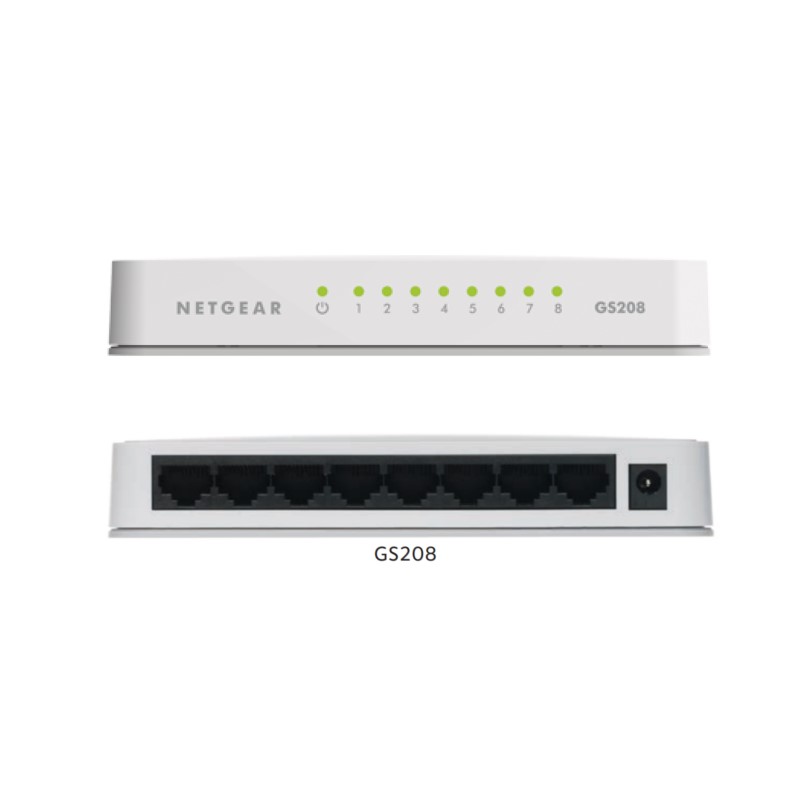 Netgear GS208-100PAS - 888VoIP