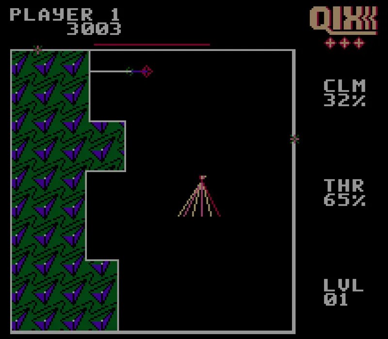 Qix game play online or download