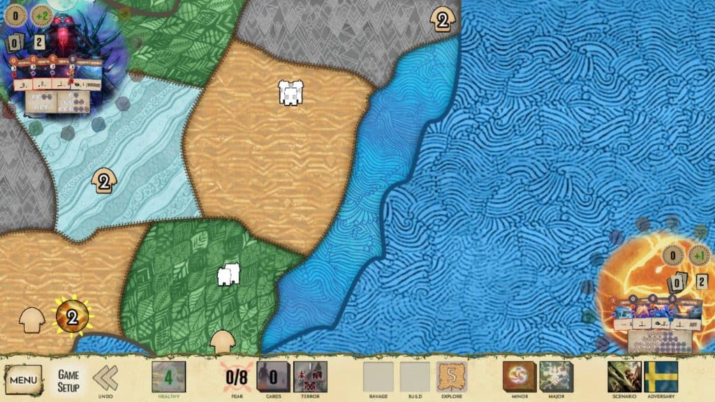 Review Spirit Island App Review 8bit Meeple
