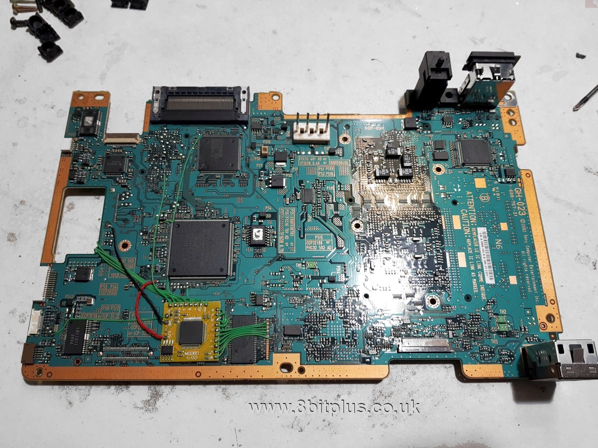PS2 modchip installations 8Bitplus