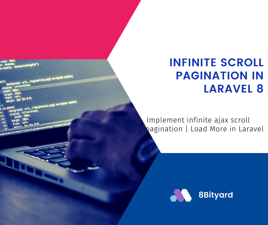 How to create infinite scroll pagination in laravel 8 ? Load More