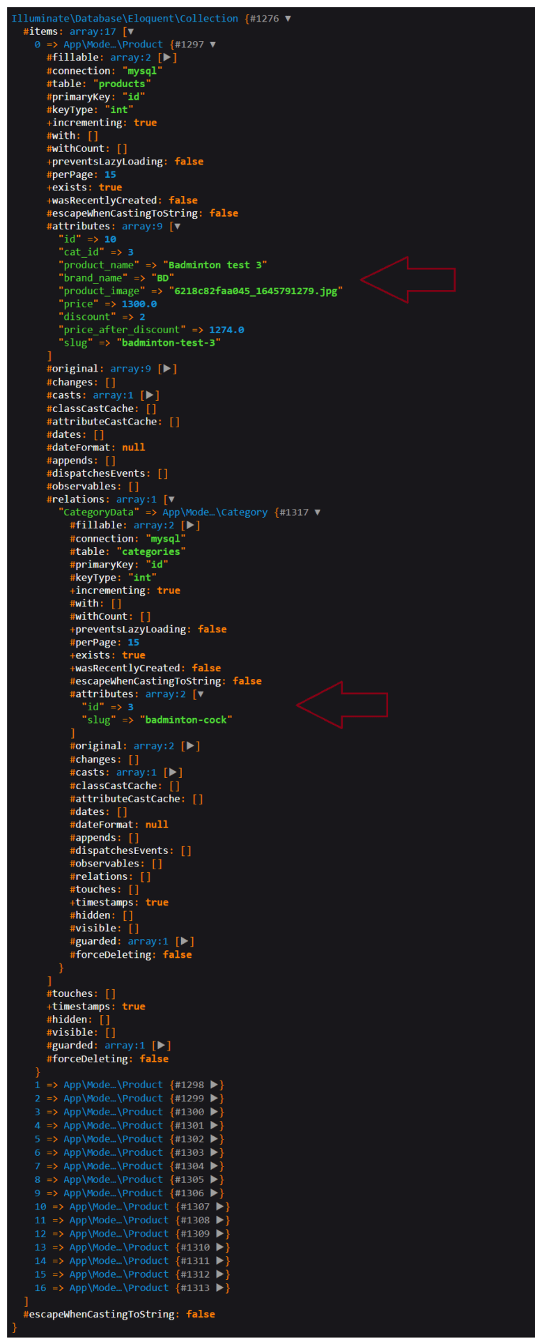 Laravel select a specific column with Relation 8bityard