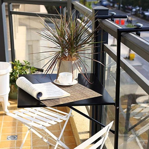 Turn Your Balcony Into an Outdoor Bar with These Hanging Balcony Tables
