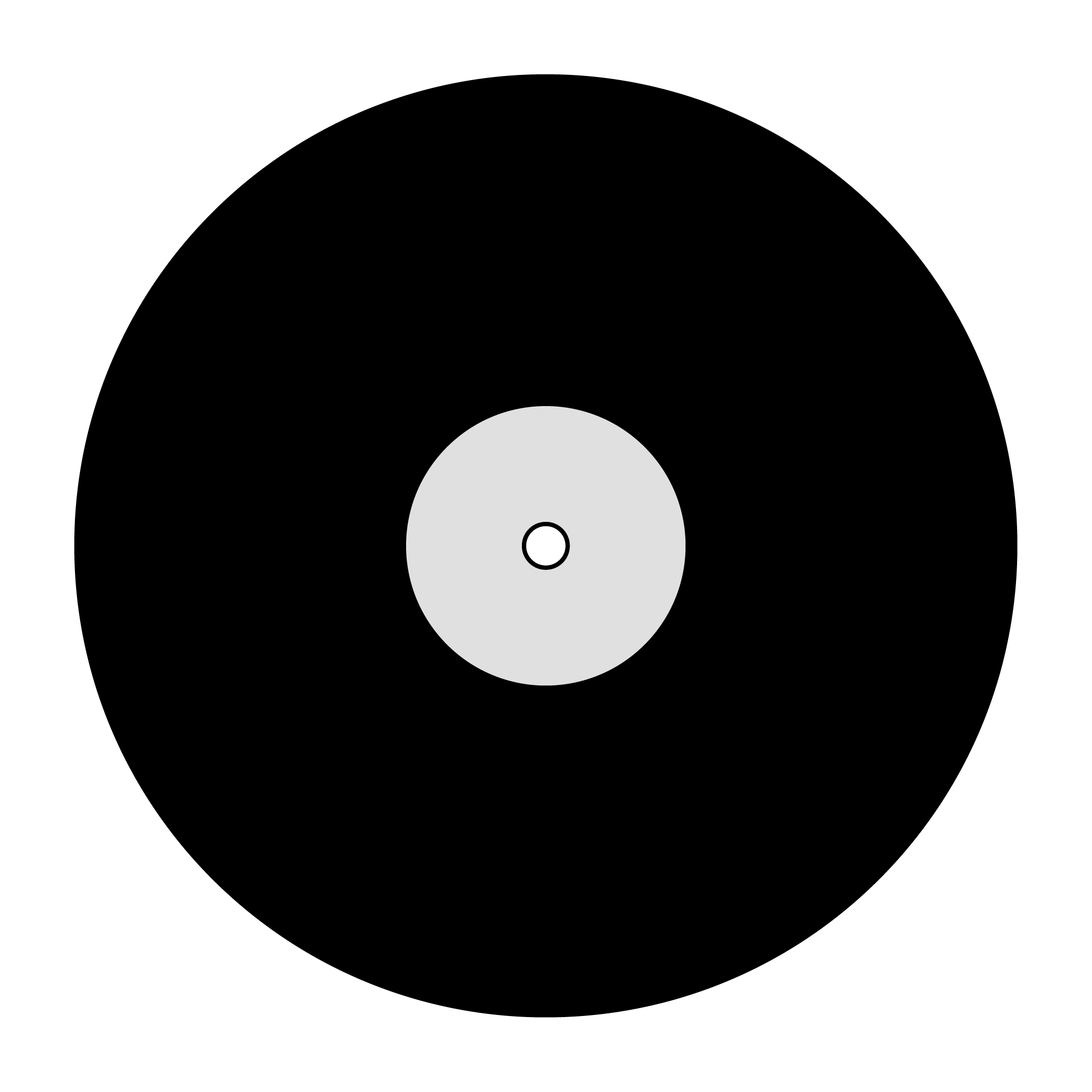 10″ Black Vinyl Record 8Merch