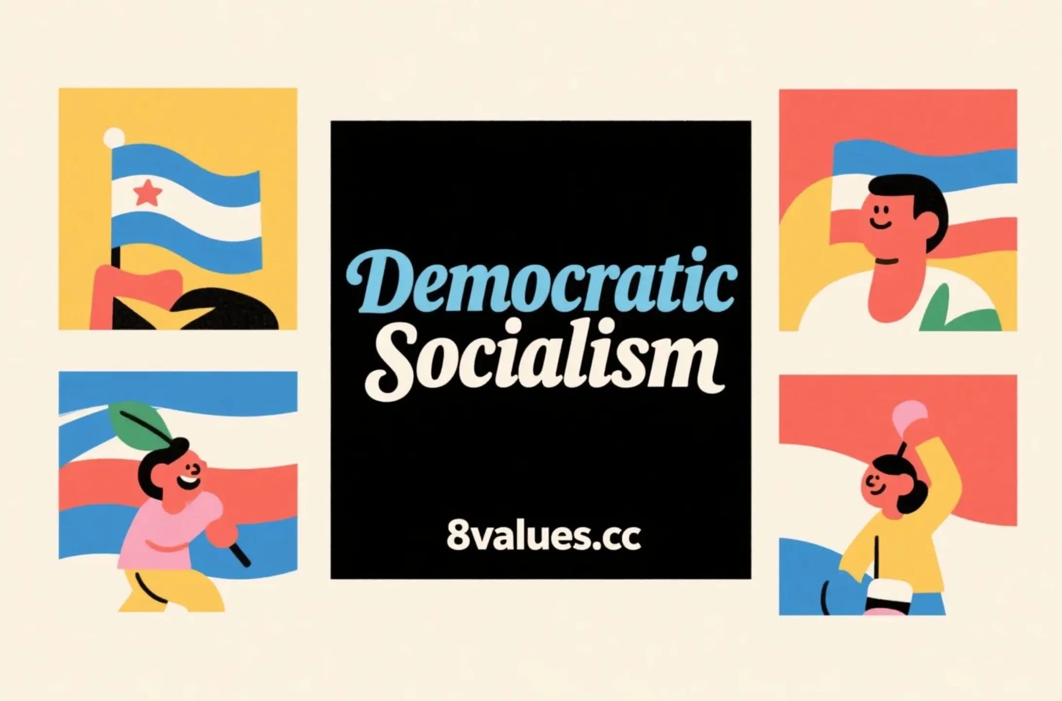 Democratic Socialism 8values Interpretation of ideological ideology(08)