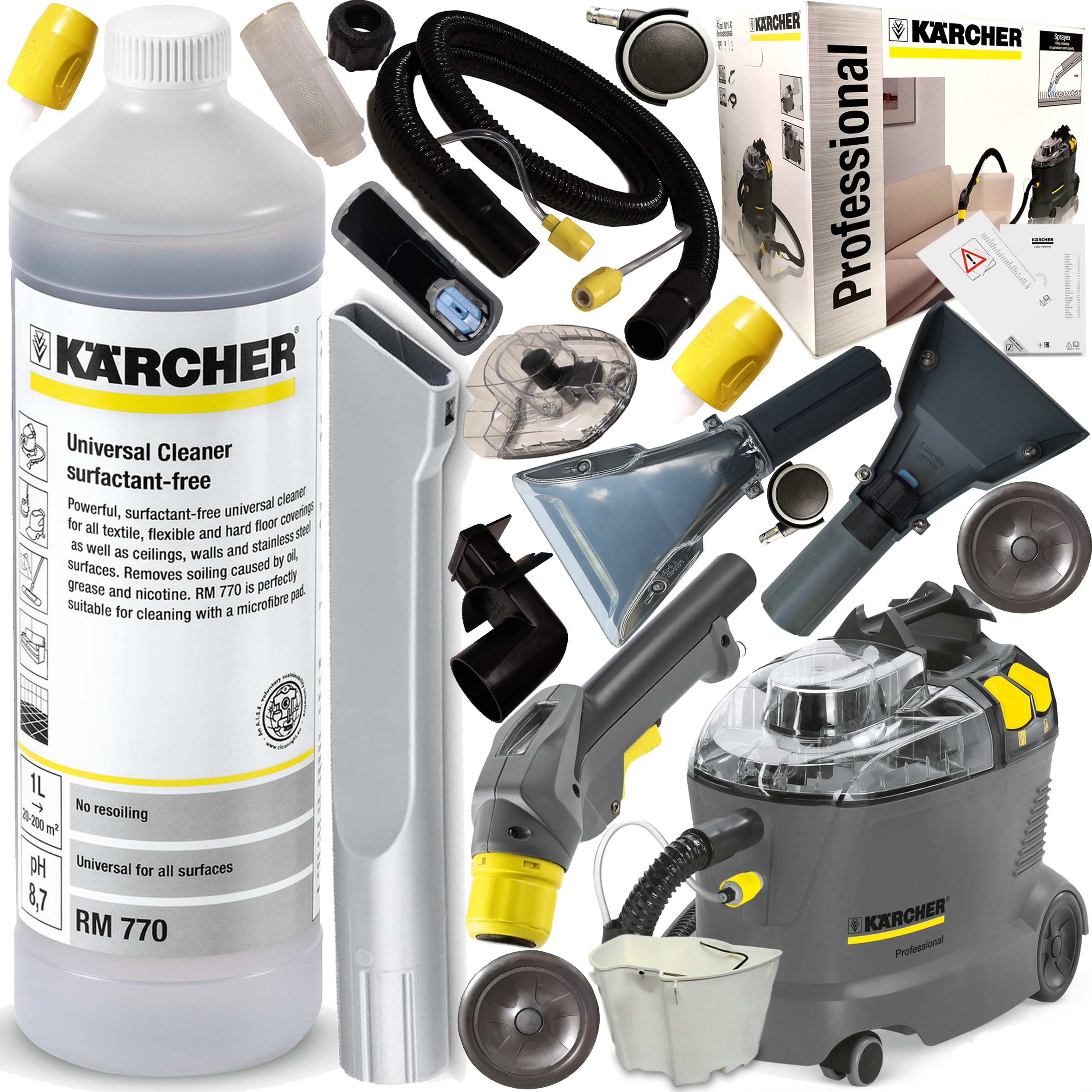 KARCHER PUZZI 8/1 ODKURZACZ PIORĄCY DETERGENT PRO