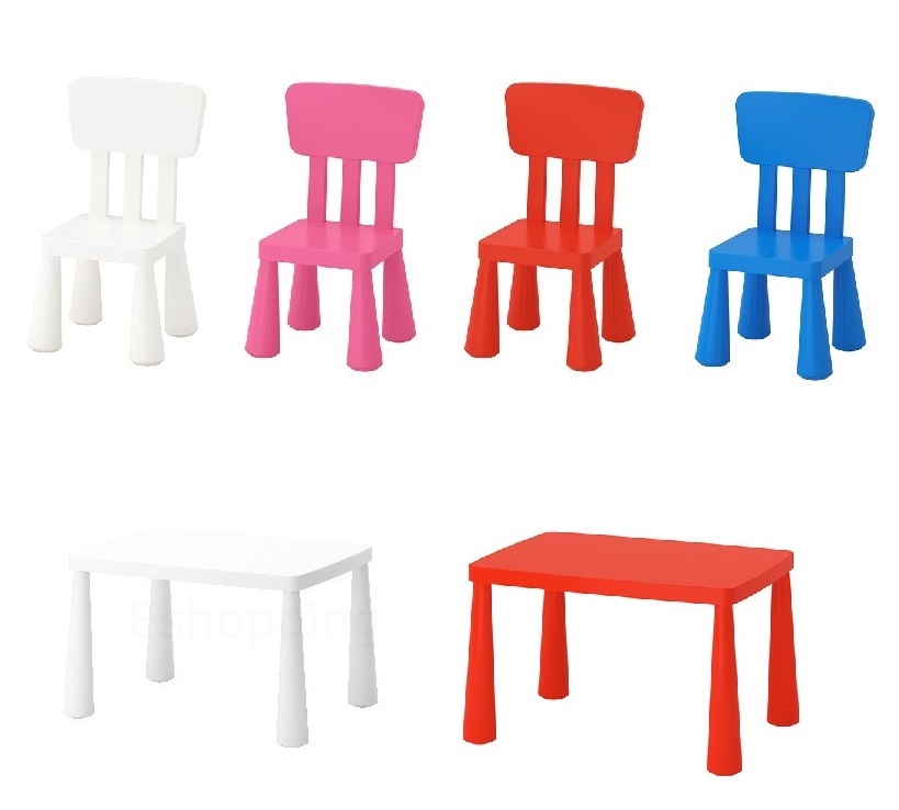 IKEA stolik + 1x krzesło / krzesełko MAMMUT mamut 6914467950