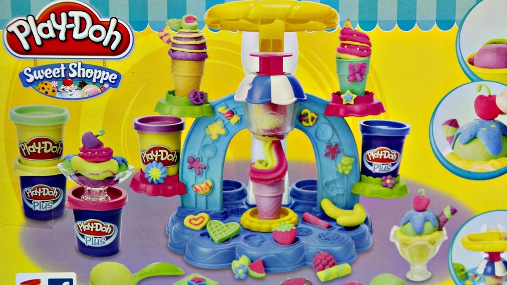 B0306 PLAY DOH CIASTOLINA ZAKRĘCONA LODZIARNIA lód