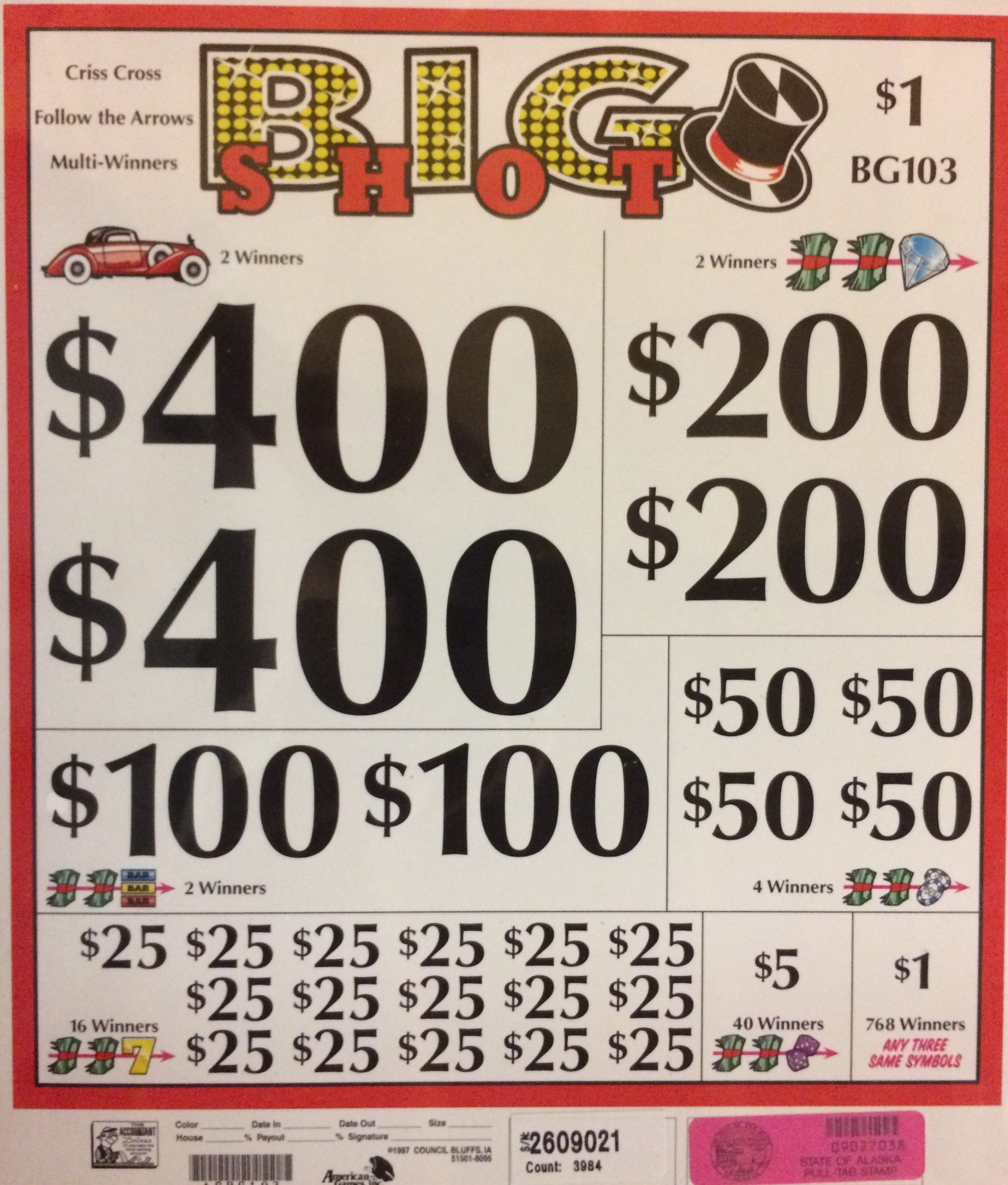 Big Shotbg103 Alaska Wholesale Distributors