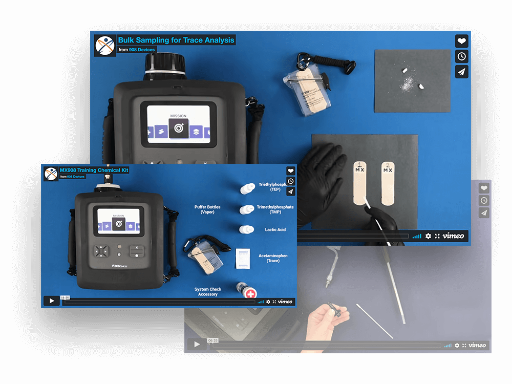 MX908 Handheld Mass Spectrometer 908 Devices