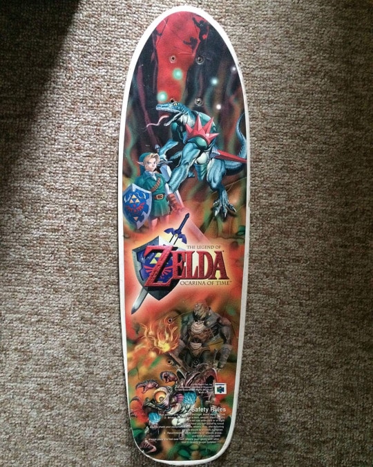 Zelda Skateboard 90kids Childhood Nostalgia