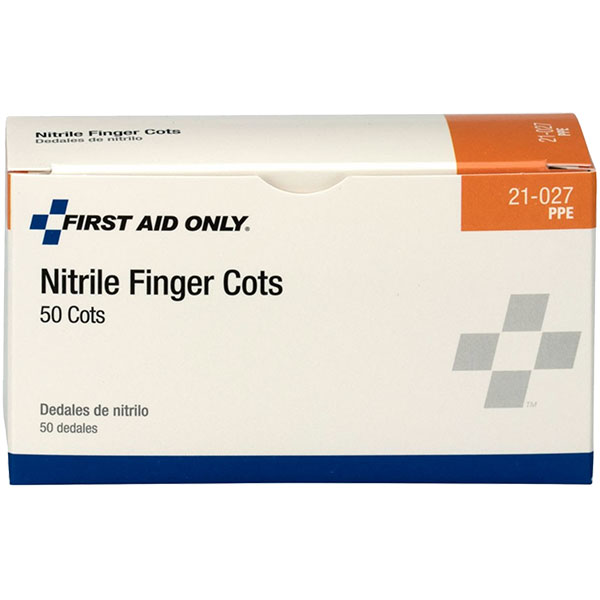 Nitrile Finger Cots, 50/Box 21027AC