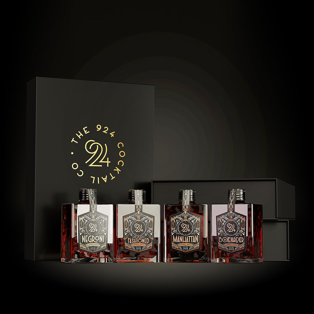 The 924 Cocktail Co Gift Box 4 x 100ml The 924 Cocktail Co