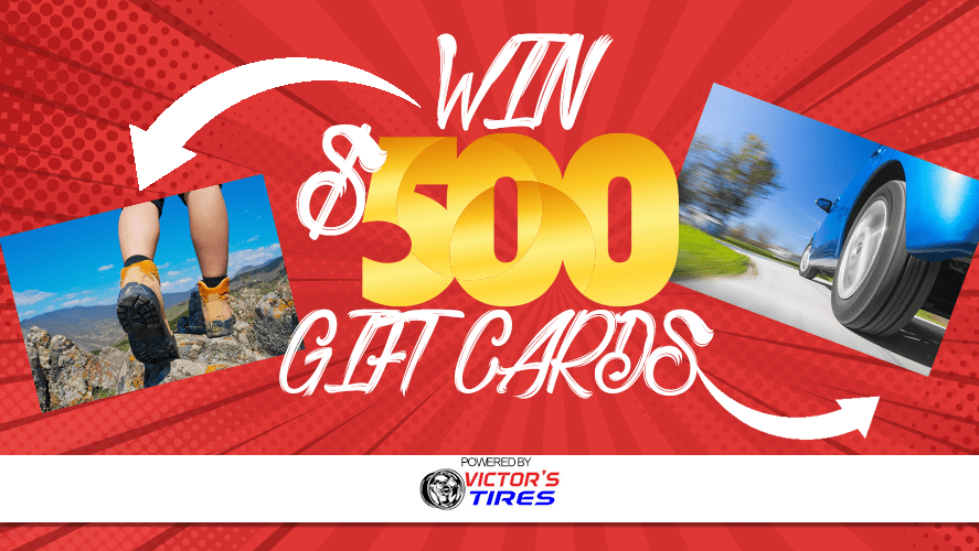 Win 500 to Victor’s Tires and 500 to Cabela’s! 92.5 The Beat