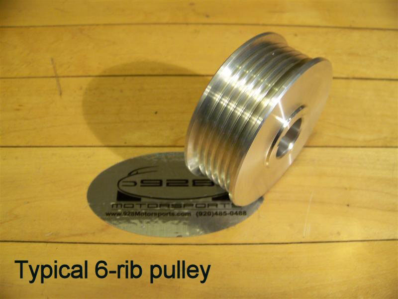 6Rib Pulleys for Paxton, Powerdyne and Vortech Superchargers 928