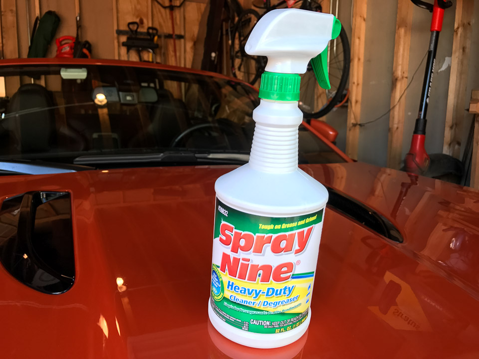Spray Nine Gets Car Wheels Crazy Clean 95 Octane