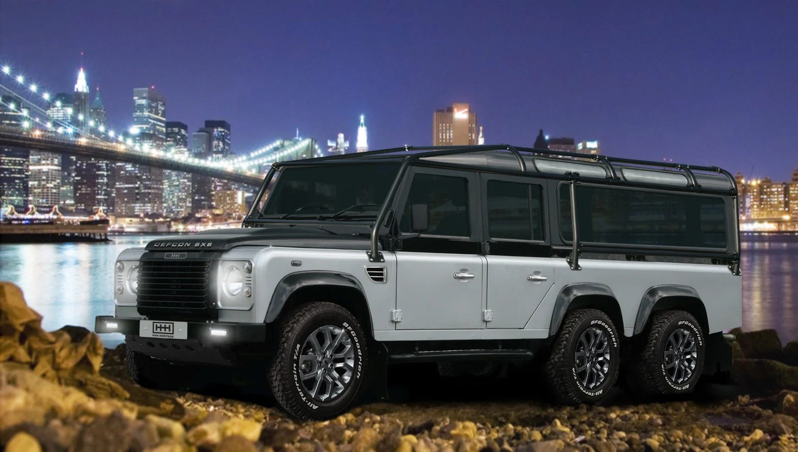 Got 585,000? This Land Rover Defcon 6X6 Defender is for Sale