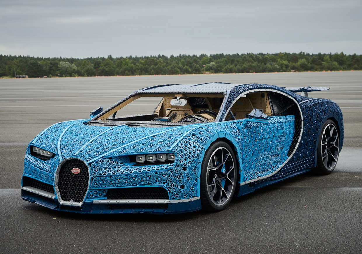 LEGO Builds FullSize Bugatti Chiron... and It Actually