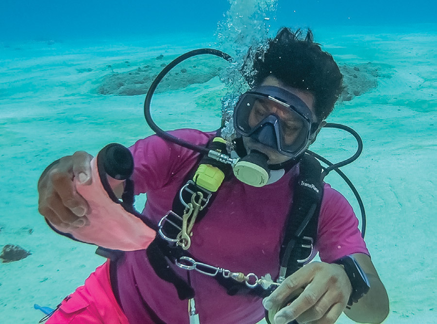 Deploying A Safety Sausage Scuba Skills Dive Training Magazine