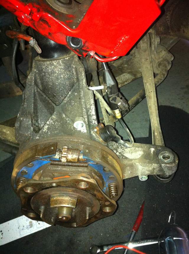 Parking brake cable removal, hub removal. 986 Forum The Community for Porsche Boxster