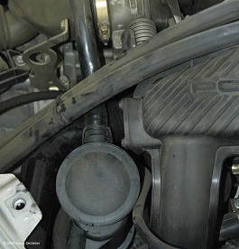 Vacuum leak - smoke test shows smoke coming from under the air oil