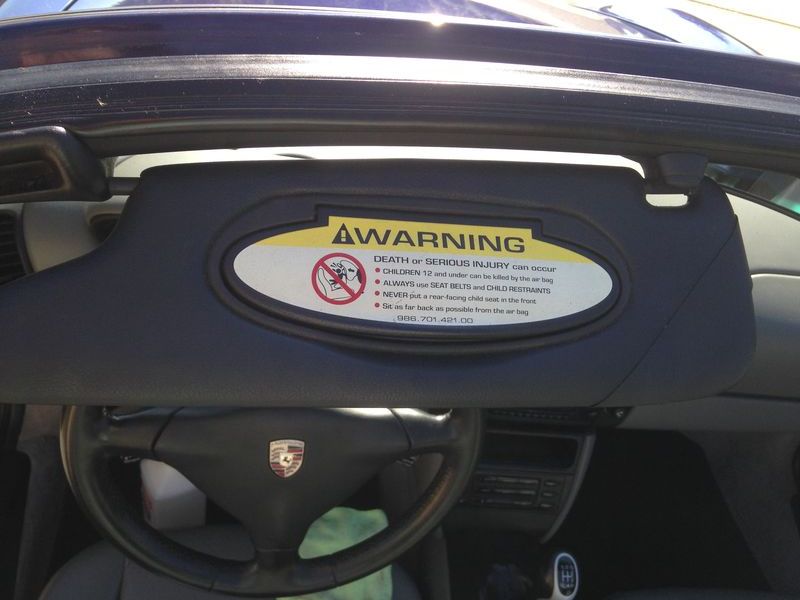 How to Remove Airbag Warning Decals from USspec Vanity Mirror Covers