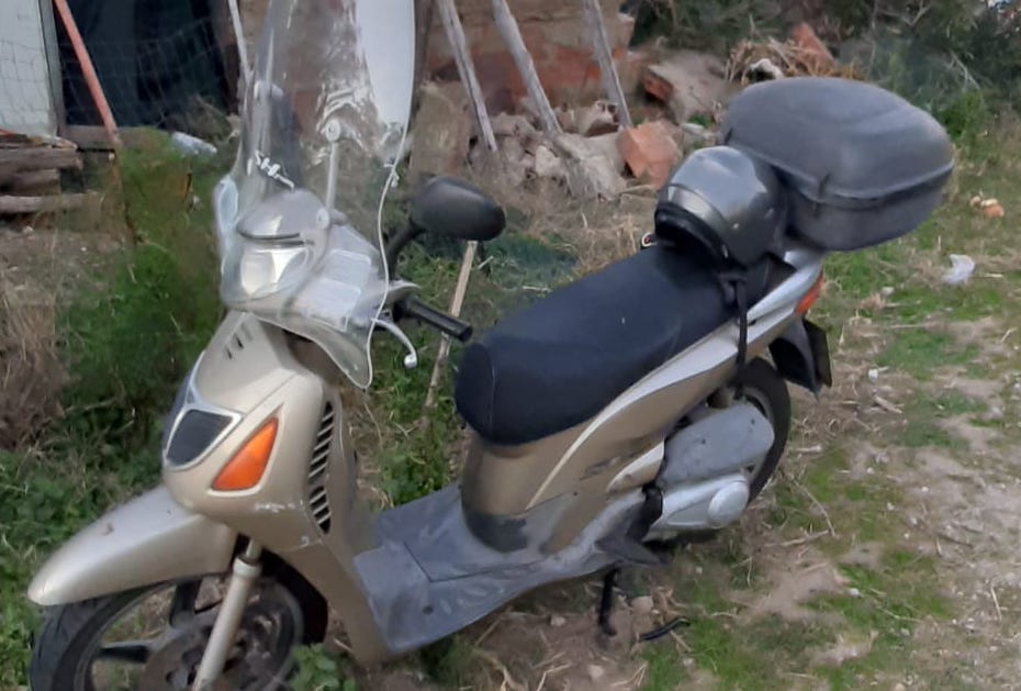 Messina Scooter rubato a Milazzo il 17 febbraio ritrovato in Via Palermo
