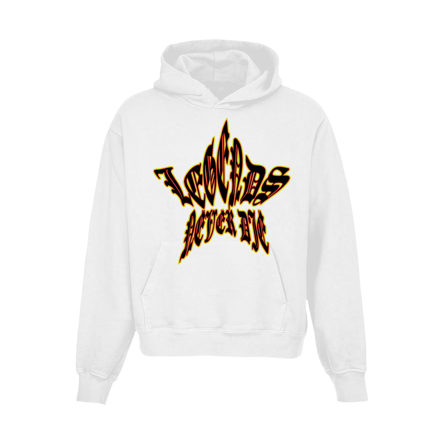 Juice WRLD X VLONE Legend Hoodie White Juice WRLD 999 CLUB